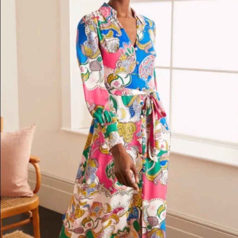 NWT Boden Rosanna MIDI Shirt Dress, size 12